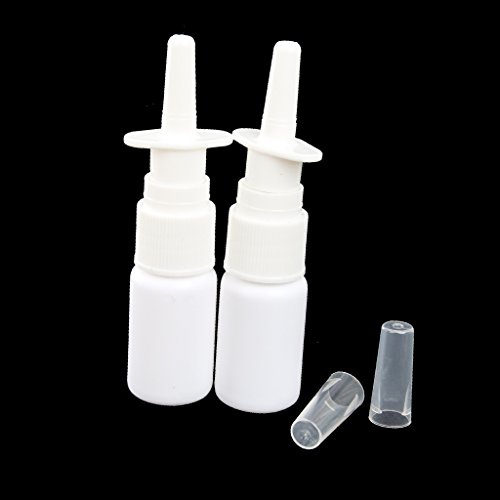 30ML Botella Con Tapa Vacío Difusión De La Niebla Pulverizador Nasal Fina De Plástico Bomba Blanco