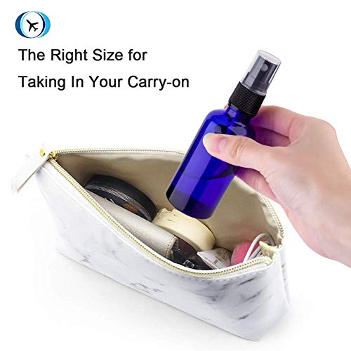 30ML Botella de Spray Vacías, Rociar Aerosol Vidrio Viaje Cosmética, Cuidado de la Piel, Perfume, Champú Talla para Regar Plantas (3 Pack)