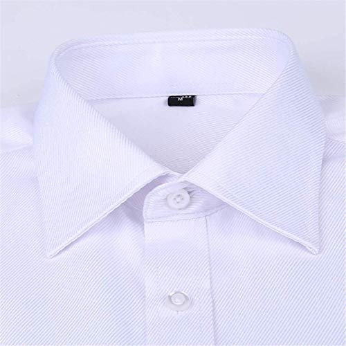 3DT Men French Cufflinks Striped Shirt Casual Shirts Slim Fit French Cuff Shirts,Fs06,Asian Size 4XL