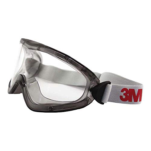 3M 2890 Gafas de Seguridad con Ventilación Indirecta, PC ocular incoloro AR-AE, 1 gafa/bolsa