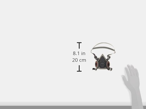 3M 6100 Media Máscara Reutilizable, Certificado de seguridad EN