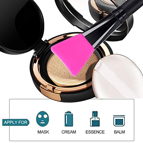 3PCS Silicona Mascarilla Facial, Cepillo de la Máscara Cara Juego de Brochas de Silicona, Cepillo Aplicador de Mascarilla Faciales de Barro Herramientas de Aplicación de loción corporal