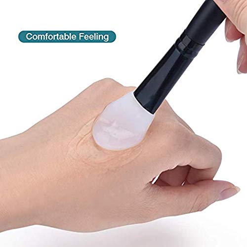 3PCS Silicona Mascarilla Facial, MS,DEAR Cepillo de Mascarilla, Silicona Suave Máscara de Pincel, Cepillo Aplicador de Mascarilla Faciales de Barro Herramientas de Aplicación de loción corporal