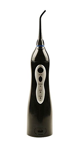 4 G de Kitty & Portátiles recargables & impermeable mündliche Irrigator – Hilo dental Dental Agua hilo dental High Capacity wasserdruck Cleaner persona se Negro (FL de V8)