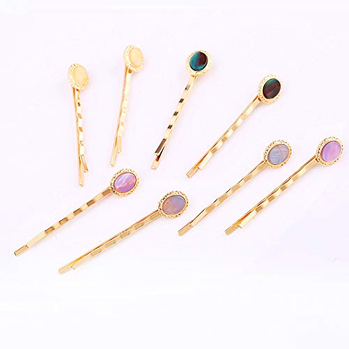 4 horquillas decorativas para el pelo, con gemas elegantes para mujeres y niñas