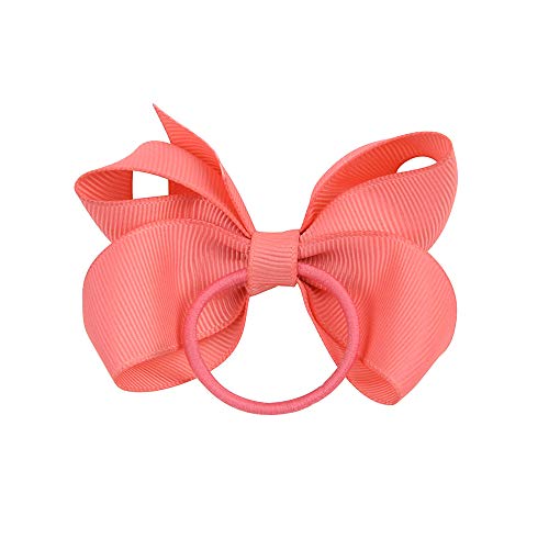 40pcs 3 pulgadas bebés arcos del pelo lazos del pelo de la venda elástico del Ponytail de la banda para el cabello accesorios para niños pequeños para niños