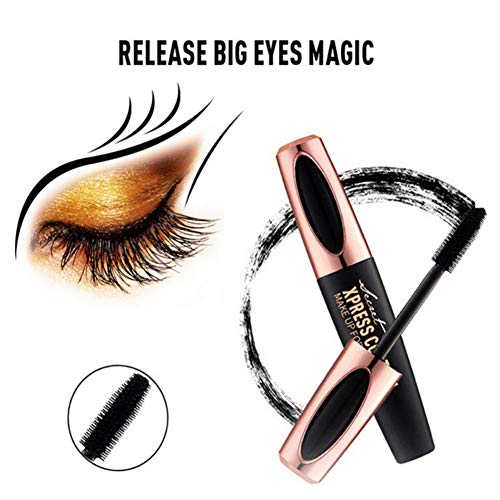 4d seda Fiber de pestañas Mascara extensión maquillaje negro Kit impermeable al agua pestañas yiitay Mascara crema maquillaje Lash Cold Waterproof Mascara