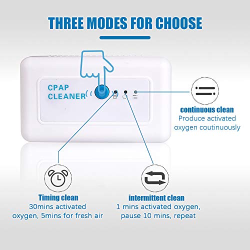 4YANG CPAP Cleaner and Sanitizer Bundle Limpia con Bolsa desinfectante y adaptadores, para Viajes y desinfectante para el hogar CPAP Máquina Manguera Tubo Tubo Accesorios Modelo M1