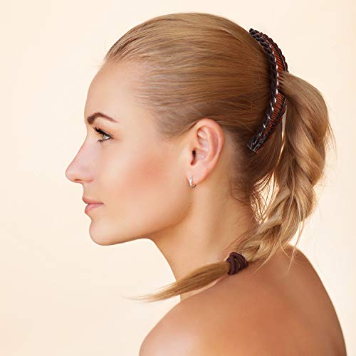 5 Piezas Clips de Plátano Pinzas de Pescado Clips de Pelo Largo Cebada Peine de Pelo de Plátano Retorcido