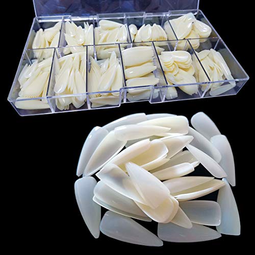 550 Piezas Uñas postizas de bailarina Puntas de uñas Stiletto Full Cover Uñas postizas naturales
