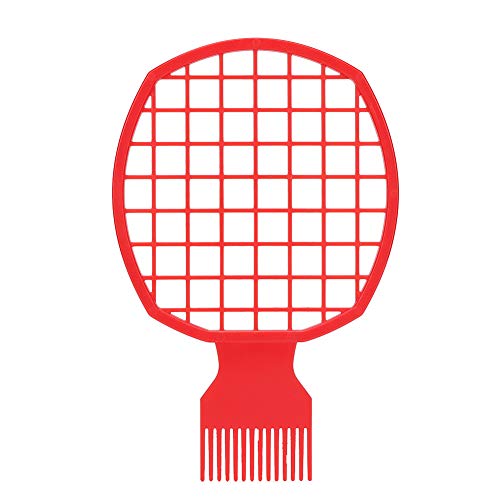 6 Piezas Peine Afro Pelo de Hojalata Peine de Permanente Caliente Hombres Rizado Peine Herramienta de Peluquería para Rastas Rizo Cabello Cabello Retorcido