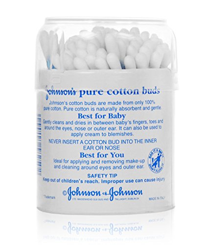 600 bastoncillos de algodón Johnson's y Johnson's Buds Q Tips