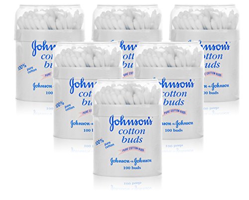 600 bastoncillos de algodón Johnson's y Johnson's Buds Q Tips