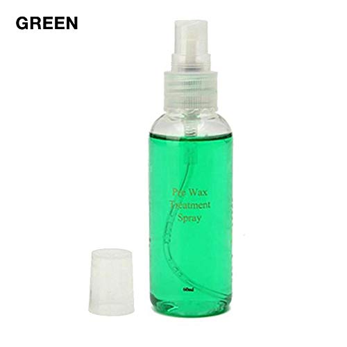 60ML Depilatorio Depilación Corporal Spray Depilación Limpieza Solución de reparación de Aceite Pulverizador de Cera Líquido de Tratamiento de Cera Permanente Natural