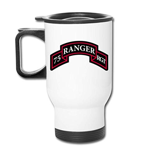 75o Regimiento de Guardabosques Taza de viaje de acero inoxidable de 13.5 oz 400ml Vaso de copa de coche
