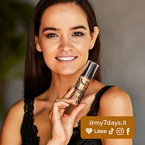 7DAYS Miss Crazy Face Fluido 1 piezas Cara iluminadora Natural única Iluminadora