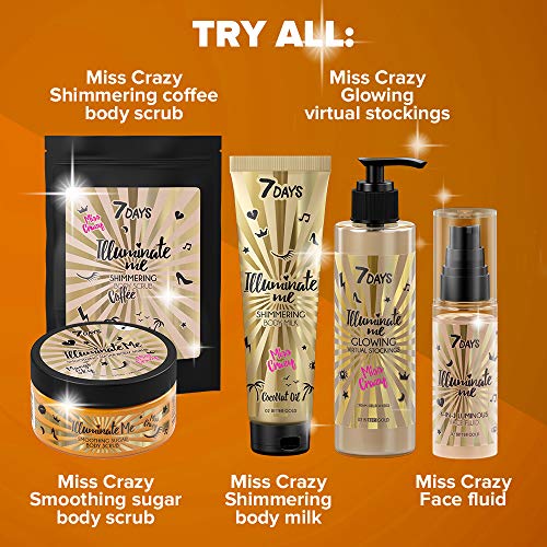 7DAYS Miss Crazy Face Fluido 1 piezas Cara iluminadora Natural única Iluminadora