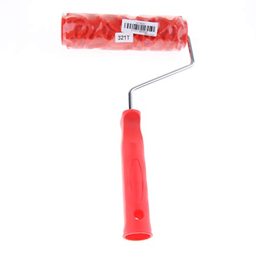 7pulgadas Rodillo de Pintura Tierra Seca en Relieve Con Mango Plástico Decoración Pared