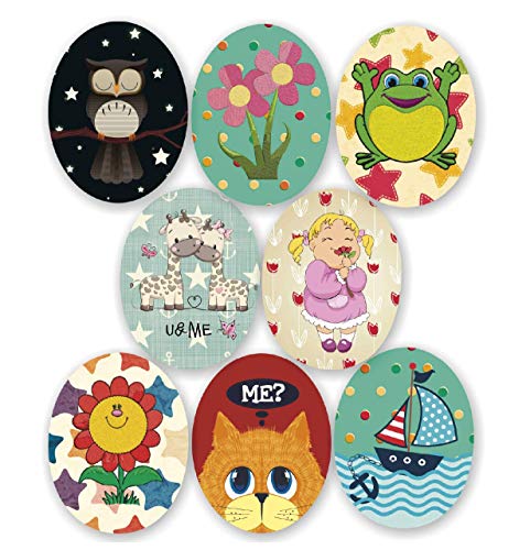 8 parches me serigrafiados para planchar - REF.505-U8