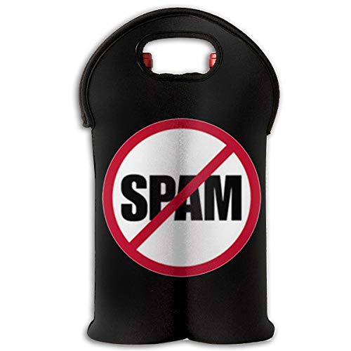 90ioup Spam - Bolsa de viaje con 2 botellas