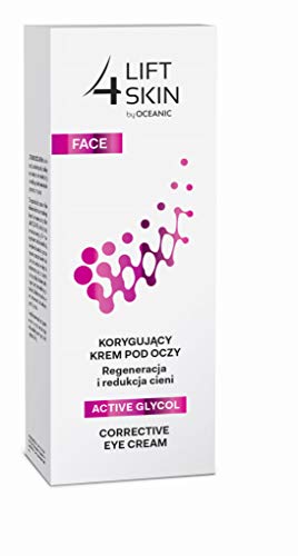 Aa Oceanic LIFT4SKIN - Crema para ojos con glicol activo, antiarrugas, con vitamina C, E, coenzima Q10, aceite de arroz, aminoácidos, minerales 1 x 15 ml