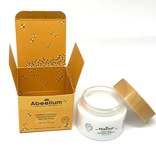 Abeelium - Pack Bee Gold | Jabon Facial Natural y Crema Hidratante Facial Acido Hialuronico Biológico - Producto natural y Ecológico | Hecho en España