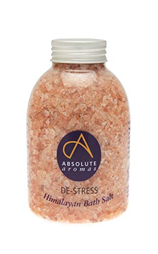 Absolute Aromas Sales de baño de 'Destress' 625g Bolsa de Recarga - Sales Rosadas del Himalaya - Con una Mezcla Relajante de Aceites Esenciales