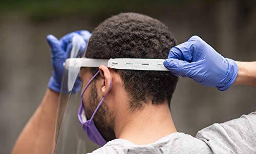 ACE Visera Protectora para la Cara - Mascara Protectora Facial - Transparente - para Hombres y Mujeres