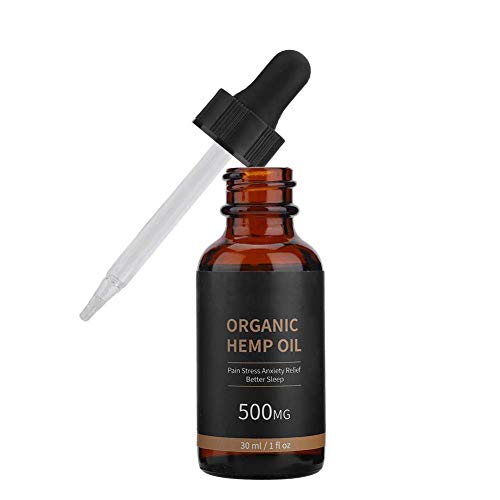 Aceite de semilla de cáñamo - El aceite de semilla de cáñamo orgánico cae 30 ml para la cara/el aceite de masaje corporal Mejore la piel hidratante para el cuidado de la piel del sueño