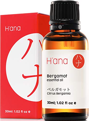 Aceite esencial de bergamota con un toque cítrico purificador que alivia el dolor, 100 % puro, grado terapéutico (30 ml)