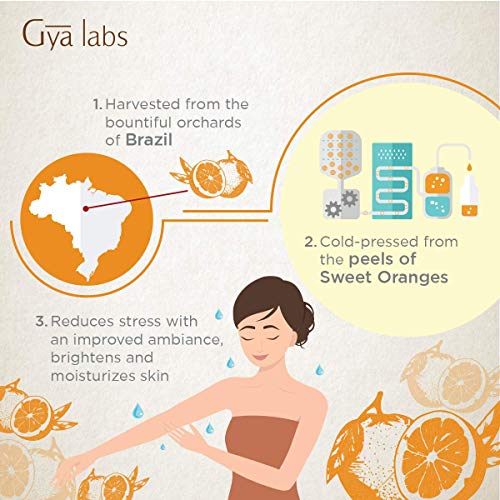 Aceite esencial de naranja dulce: un toque nutritivo de positividad besada con cítricos (10 ml) - Aceite de naranja dulce de grado terapéutico puro al 100%