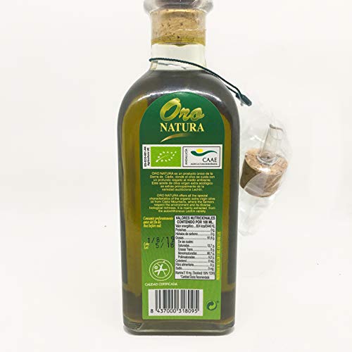 Aceite Oliva Virgen Extra Ecológico Oro Natura, 0,5L