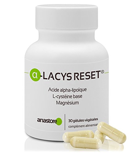 Ácido alfa lipoico (alfa-LACYS RESET®) con base de L-Cisteína, Magnesio* 300mg/30cápsulas *potente acelerador y regulador del rendimiento * útil contra la diabetes, reduce la fatiga*