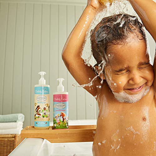 Acondicionador de fresa y menta para niños de la granja 250 ml – Paquete de 6