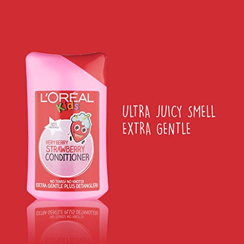 Acondicionador L'Oreal Kids de fresa, 250 ml, pack de 6