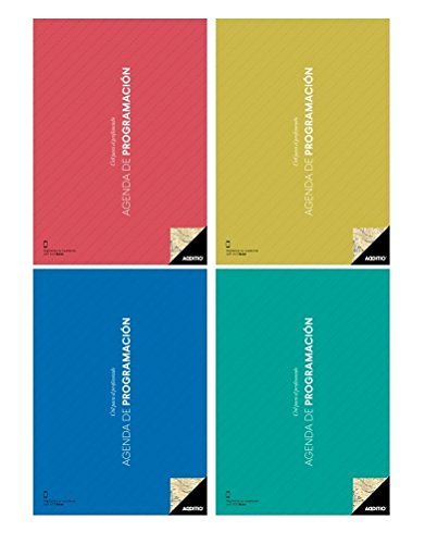 Additio P202 - Agenda de Programación, color verde pistacho;Cuadernos para el profesorado Additio