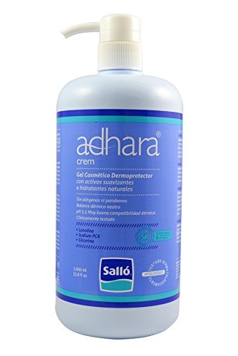 Adhara Crem: Gel cosmético dermoprotector hipoalergénico para ducha y baño - Activos hidratantes naturales - 1L