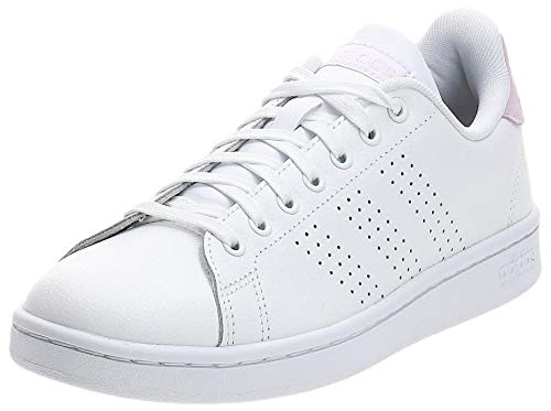 adidas Advantage, Sneaker Womens, Footwear White/Footwear White/Light Granite, 39 1/3 EU