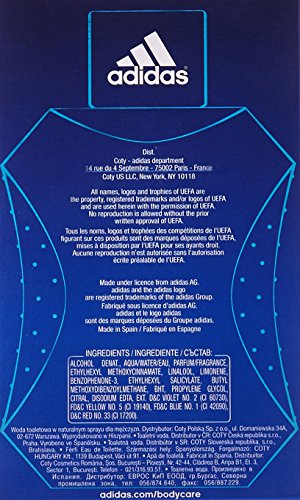 Adidas Champions League Agua de Colonia - 100 ml