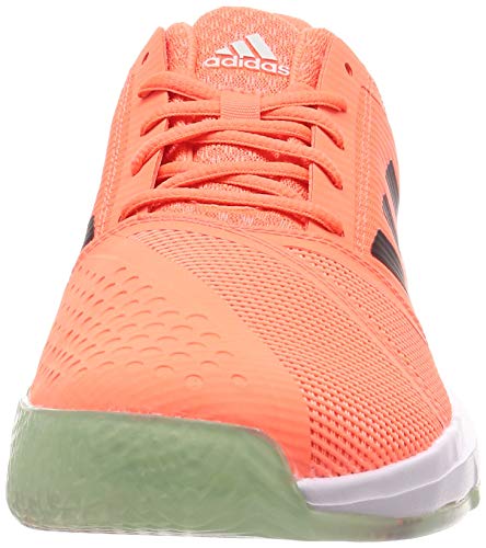 Adidas CourtJam Bounce M, Zapatos de Tenis para Hombre, Dash Green/Signal Coral/Tech Purple, 44.67 EU