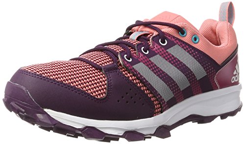 adidas Galaxy Trail W, Zapatillas de Running para Asfalto para Mujer, Multicolor (Red Night/FTWR White/Energy Blue), 42 2/3 EU