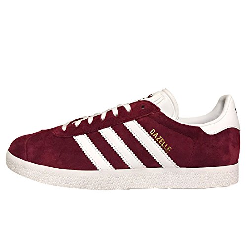 Adidas Gazelle, Zapatillas para Hombre, Rojo (Collegiate Burgundy/Footwear White/Footwear White 0), 42 EU