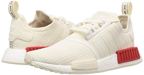 Adidas Schuhe NMD_R1 Off White-Off White-Lush Red (B37619) 46 Creme