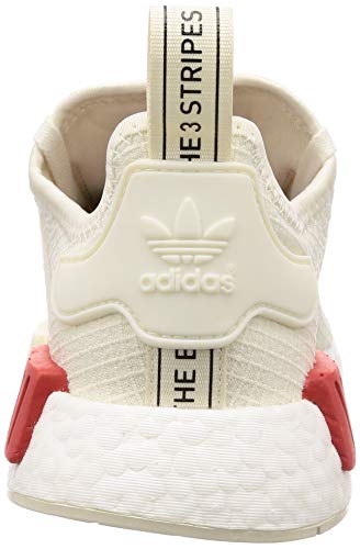Adidas Schuhe NMD_R1 Off White-Off White-Lush Red (B37619) 46 Creme