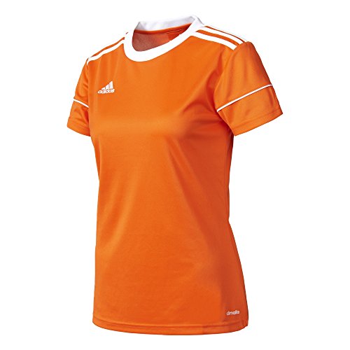 adidas Squad 17 JSY W Camiseta, Mujer, Naranja (Naranj/Blanco), S