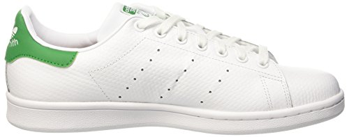 adidas Stan Smith, Zapatillas De Deporte, Hombre, Blanco (Ftwwht/Ftwwht/Green), 42 EU