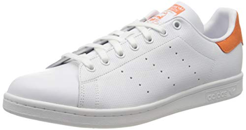 Adidas Stan Smith, Zapatillas de Deporte para Hombre, Blanco (Ftwbla/Ftwbla/Nartra 000), 45 1/3 EU