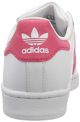 Adidas Superstar J, Zapatillas de Gimnasia Unisex Niños, Blanco (FTWR White/Clear Pink/Clear Pink FTWR White/Clear Pink/Clear Pink), 37 1/3 EU