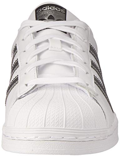 adidas Superstar, Zapatillas de deporte Unisex Adulto, Blanco (Footwear White/Silver Metallic/Core Black), 37 1/3 EU