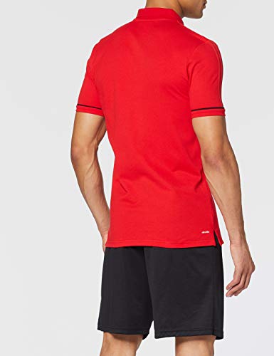 adidas Tiro17 Co Polo, Hombre, Rojo (Escarl/Negro/Blanco), S
